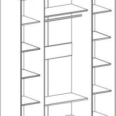 НИКОЛЬ МС Спальный гарнитур в Тюмени - tumen.mebel24.online | фото 7