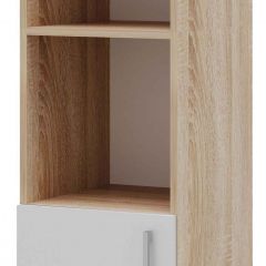 Пенал ПКС-8 Дуб сонома/Белый глянец в Тюмени - tumen.mebel24.online | фото