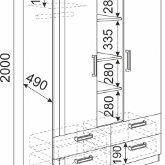 Подростковая Волкер (модульная) в Тюмени - tumen.mebel24.online | фото 11