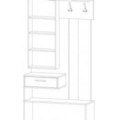 ИНФИНИТИ Прихожая (Секция с зеркалом + 2 шкафа-пенала) в Тюмени - tumen.mebel24.online | фото 6