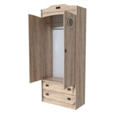 Шкаф 2х ств. НКМ Мираж-1 Сек. №6 + Иллюминатор в Тюмени - tumen.mebel24.online | фото 2
