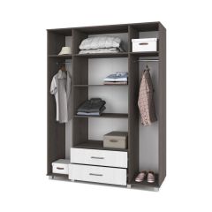 ЕВА Шкаф 4-х дверный Е43 в Тюмени - tumen.mebel24.online | фото 2