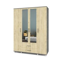 ЕВА Шкаф 4-х дверный Е43 в Тюмени - tumen.mebel24.online | фото 7