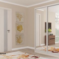 Шкаф №5 1.4-2 Оптима 2300х1404х452 (фасад 2 зеркала) в Тюмени - tumen.mebel24.online | фото
