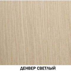 Шкаф для одежды №609 "Инна" Денвер светлый (*без полок) в Тюмени - tumen.mebel24.online | фото 2