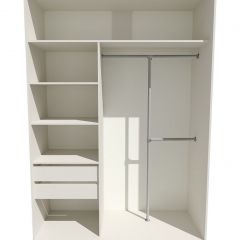 Шкаф-купе 1800 серии SOFT D8+D2+B2+PL4 (2 ящика+F обр.штанга) профиль «Капучино» в Тюмени - tumen.mebel24.online | фото 2