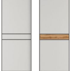 Шкаф-купе 2100 серии SOFT D4+D4+D4+B22+PL1 (по 2 ящика лев/прав+1штанга) профиль «Графит» в Тюмени - tumen.mebel24.online | фото 10