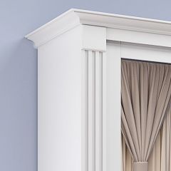 Шкаф-купе 2450 серии NEW CLASSIC K1+K1+K1+B22+PL4 (по 2 ящика лев/прав+F обр.штанга) профиль «Капучино» в Тюмени - tumen.mebel24.online | фото 4