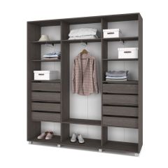 МАРТИН Шкаф-купе Анкор темный (2200*450) М421 в Тюмени - tumen.mebel24.online | фото 4