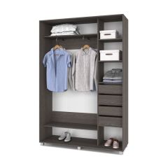 РОЛАНД Шкаф-купе Анкор темный (450*1500) Р451 в Тюмени - tumen.mebel24.online | фото 4