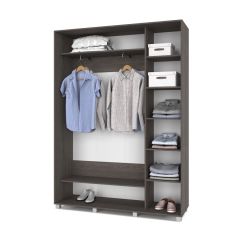 РОЛАНД Шкаф-купе Анкор темный (450*1600) Р461 в Тюмени - tumen.mebel24.online | фото 3