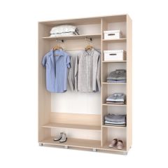 РОЛАНД Шкаф-купе Млечный дуб (450*1600) Р461 в Тюмени - tumen.mebel24.online | фото 5