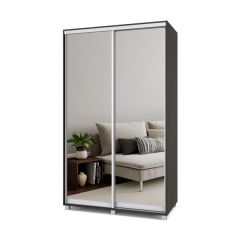РОЛАНД Шкаф-купе с зеркалами Венге (450*1300) Р433 в Тюмени - tumen.mebel24.online | фото 2