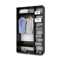 РОЛАНД Шкаф-купе с зеркалами Венге (450*1300) Р433 в Тюмени - tumen.mebel24.online | фото 3