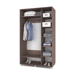 РОЛАНД Шкаф-купе с зеркалами Шимо темный (600*1400) Р643 в Тюмени - tumen.mebel24.online | фото 2
