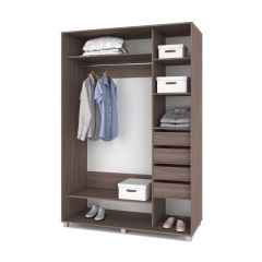 РОЛАНД Шкаф-купе с зеркалами Шимо темный (600*1400) Р643 в Тюмени - tumen.mebel24.online | фото 4