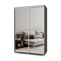 РОЛАНД Шкаф-купе с зеркалами Венге (450*1500) Р453 в Тюмени - tumen.mebel24.online | фото 2
