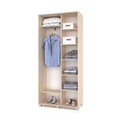 РОЛАНД Шкаф-купе с зеркалом Млечный дуб (450*1000) Р402 в Тюмени - tumen.mebel24.online | фото 3