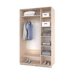 РОЛАНД Шкаф-купе с зеркалом Млечный дуб (600*1200) Р622 в Тюмени - tumen.mebel24.online | фото 2