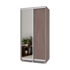 РОЛАНД Шкаф-купе с зеркалом Шимо темный (450*1100) Р412 в Тюмени - tumen.mebel24.online | фото 2