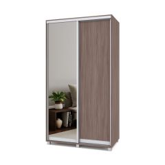 РОЛАНД Шкаф-купе с зеркалом Шимо темный (450*1200) Р422 в Тюмени - tumen.mebel24.online | фото 2