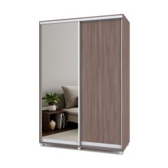 РОЛАНД Шкаф-купе с зеркалом Шимо темный (450*1500) Р452 в Тюмени - tumen.mebel24.online | фото 2