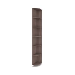 РОЛАНД Шкаф-купе с зеркалом Шимо темный (450*1600) Р462 в Тюмени - tumen.mebel24.online | фото