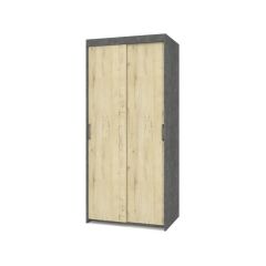 ТОМАС Шкаф-купе Камень темный - Ирландский дуб Т21 в Тюмени - tumen.mebel24.online | фото