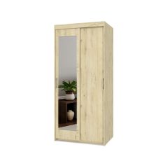 ТОМАС Шкаф-купе с зеркалом Ирландский дуб Т22 в Тюмени - tumen.mebel24.online | фото