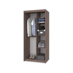 ТОМАС Шкаф-купе с зеркалом Шимо темный/светлый Т22 в Тюмени - tumen.mebel24.online | фото 2