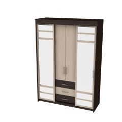 Шкаф-купе комби Юнона (1600) в Тюмени - tumen.mebel24.online | фото