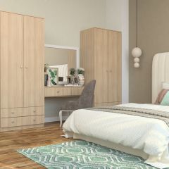 Шкаф Нина (М6) Ясень шимо светлый в Тюмени - tumen.mebel24.online | фото