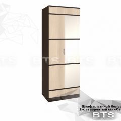 Шкаф 2-х створчатый Сакура + Зеркало (венге/лоредо) в Тюмени - tumen.mebel24.online | фото 2