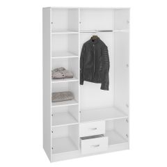 Шкаф Ронда ШК-3 с зеркалом (Белый) в Тюмени - tumen.mebel24.online | фото 2