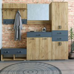 Шкаф с ящиками НКМ Бостон Секция 6 в Тюмени - tumen.mebel24.online | фото 2