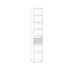 Шкаф с ящиком 13.202 Сидней в Тюмени - tumen.mebel24.online | фото 2