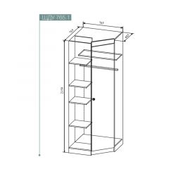 СКАНДИ ШДУ765.1 Шкаф угловой в Тюмени - tumen.mebel24.online | фото 2