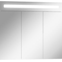 Шкаф-зеркало Аврора 80 с подсветкой LED Домино (DV8009HZ) в Тюмени - tumen.mebel24.online | фото 1