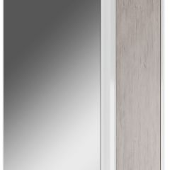 Шкаф-зеркало Uno 60 Дуб серый левый/правый Домино (DU1503HZ) в Тюмени - tumen.mebel24.online | фото 1