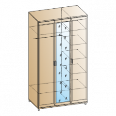 Спальня Мелисса композиция 4 (Снежный Ясень) в Тюмени - tumen.mebel24.online | фото 5