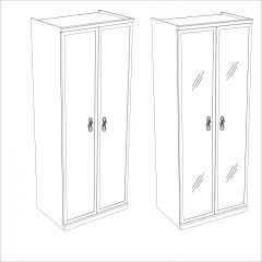 Спальня модульная Мишель (белый матовый/экокожа) в Тюмени - tumen.mebel24.online | фото 7