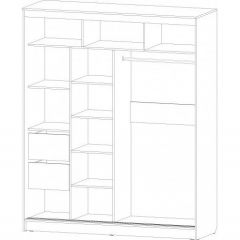 ВЕРОНА Шкаф-купе 1800 (ясень шимо комб.) в Тюмени - tumen.mebel24.online | фото 2