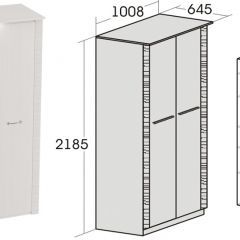 Спальный гарнитур Элана (модульная) Бодега белая в Тюмени - tumen.mebel24.online | фото 10