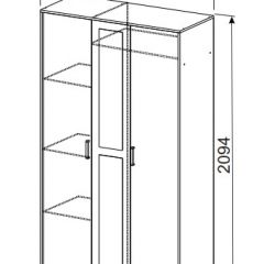 Спальный гарнитур МСП-1 (Дуб золотой/Камень темный) 1600 в Тюмени - tumen.mebel24.online | фото 7