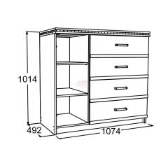 Спальный гарнитур Ольга-13 (модульный) в Тюмени - tumen.mebel24.online | фото 14