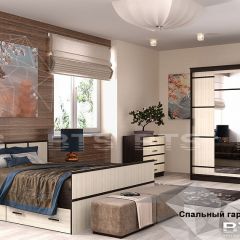 САКУРА Спальный гарнитур (модульная) венге/лоредо в Тюмени - tumen.mebel24.online | фото 3