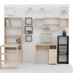 Стеллаж Элемент-1 (дуб сонома) в Тюмени - tumen.mebel24.online | фото 4