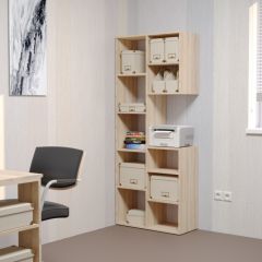 Стеллаж Элемент-2 (дуб сонома) в Тюмени - tumen.mebel24.online | фото 3