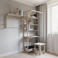 Стеллаж+стол Конструктор Арт.СRСт1-1 в Тюмени - tumen.mebel24.online | фото 6