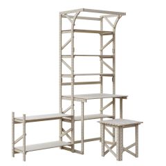 Стеллаж+стол со стойкой Конструктор Арт.СRСт2-1 в Тюмени - tumen.mebel24.online | фото 3